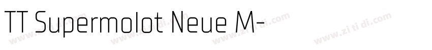 TT Supermolot Neue M字体转换